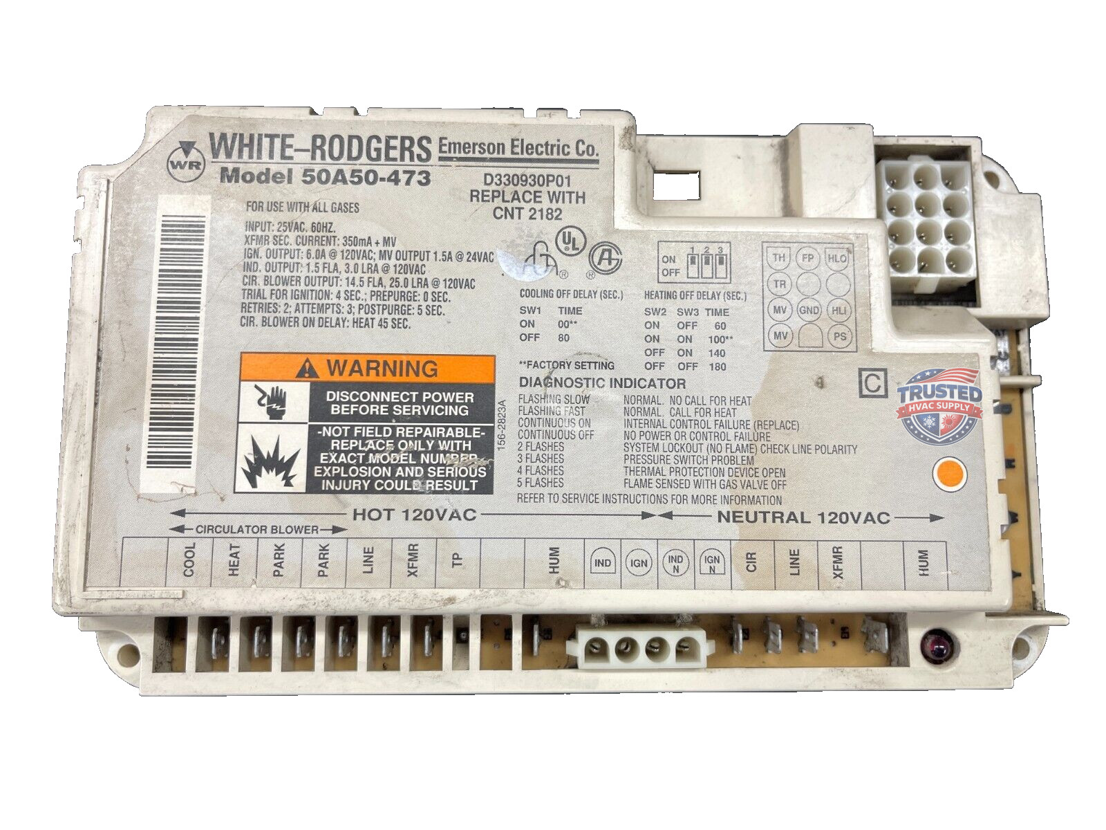 50A50-473 GUARANTEED WORKING TESTED GOOD CNT2182Control Board D330930P01 50A50-473 GUARANTEED WORKING TESTED GOOD CNT2182Control Board D330930P01