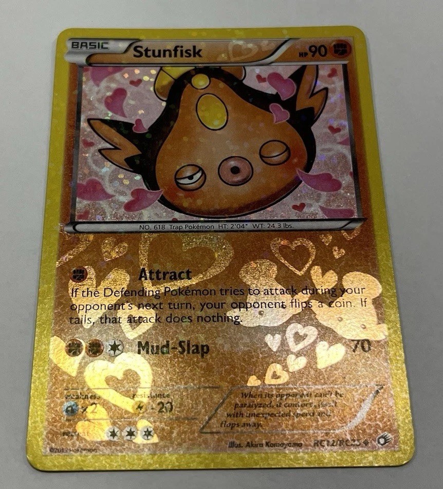 Stunfisk RC12/RC25 Legendary Treasures: Radiant Collection Holo Stunfisk RC12/RC25 Legendary Treasures: Radiant Collection Holo