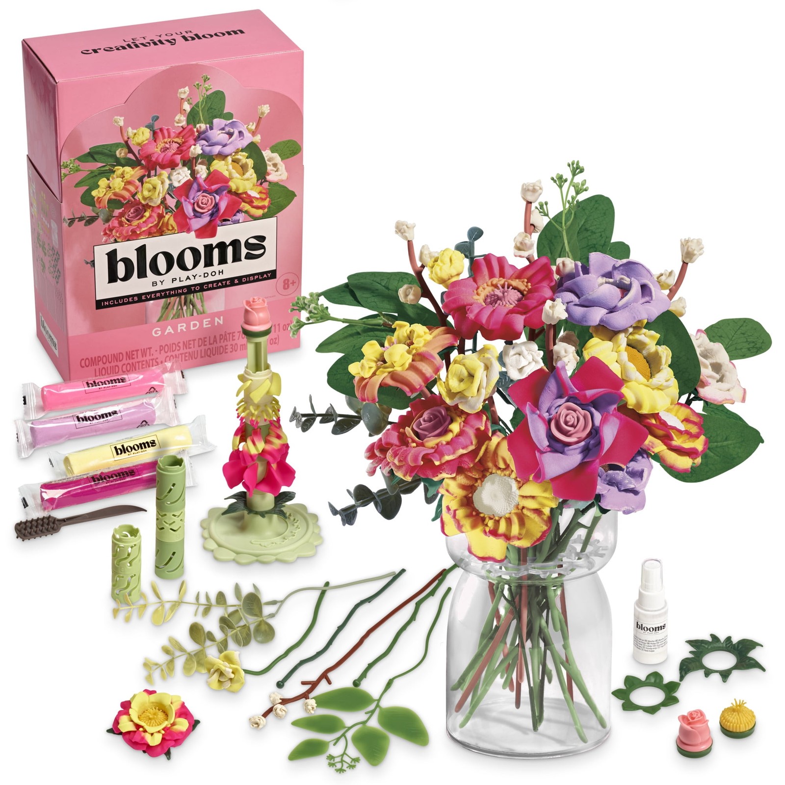 Play-Doh Blooms Garden Flower Bouquet Craft Kit Adult Scented DIY