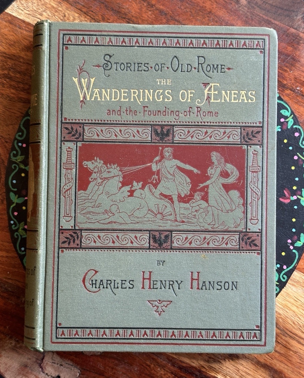 ROMAN HISTORY The Wanderings of Aeneas Hanson ANTIQUE BOOK 1902 Illustrated Rome