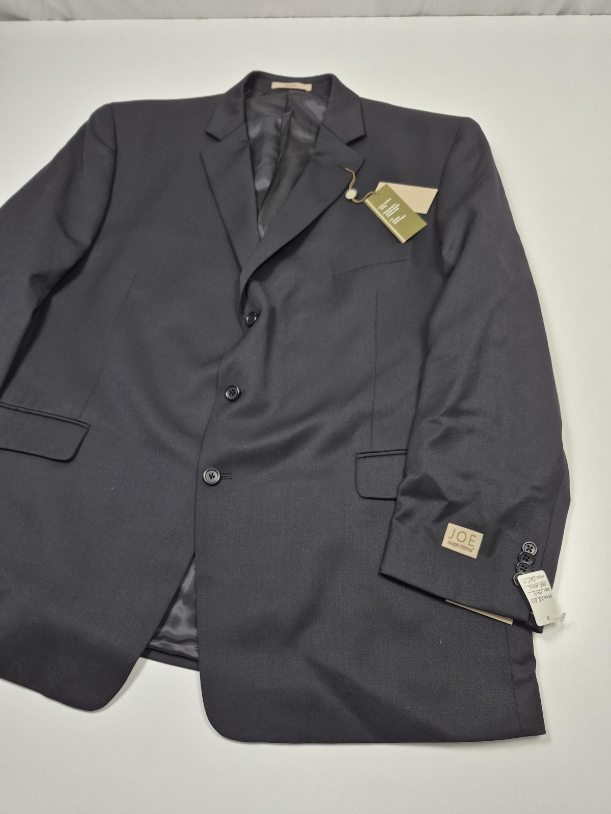 JOE Joseph Abboud Blazer Mens 52 Black 100% Wool USA NWT Formal