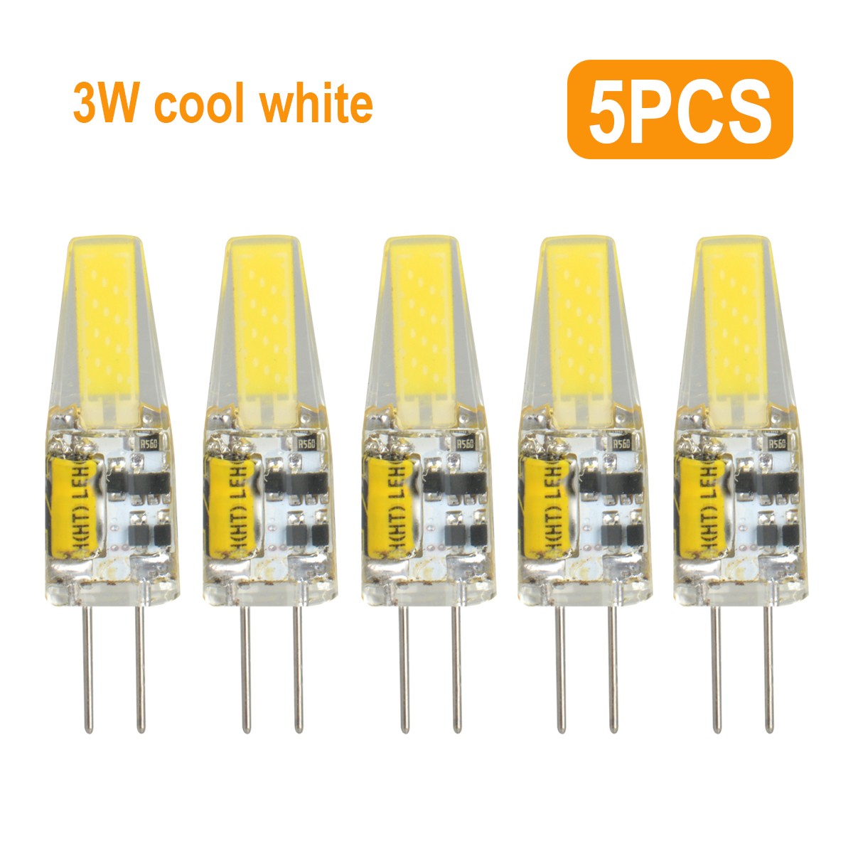 G4 LED 12V AC/DC COB Light 6W 3W High Quality LED G4 COB Lamp Bulbs 5PCS / 10PCS