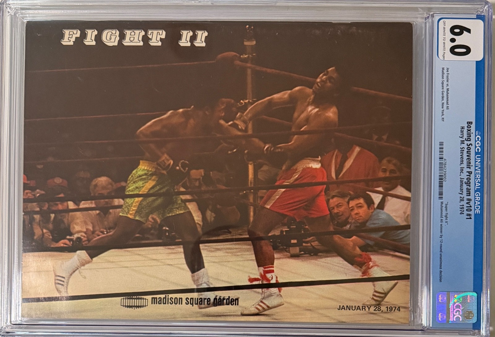 Vintage 1974 ALI vs FRAZIER Vintage 1974 ALI vs FRAZIER
