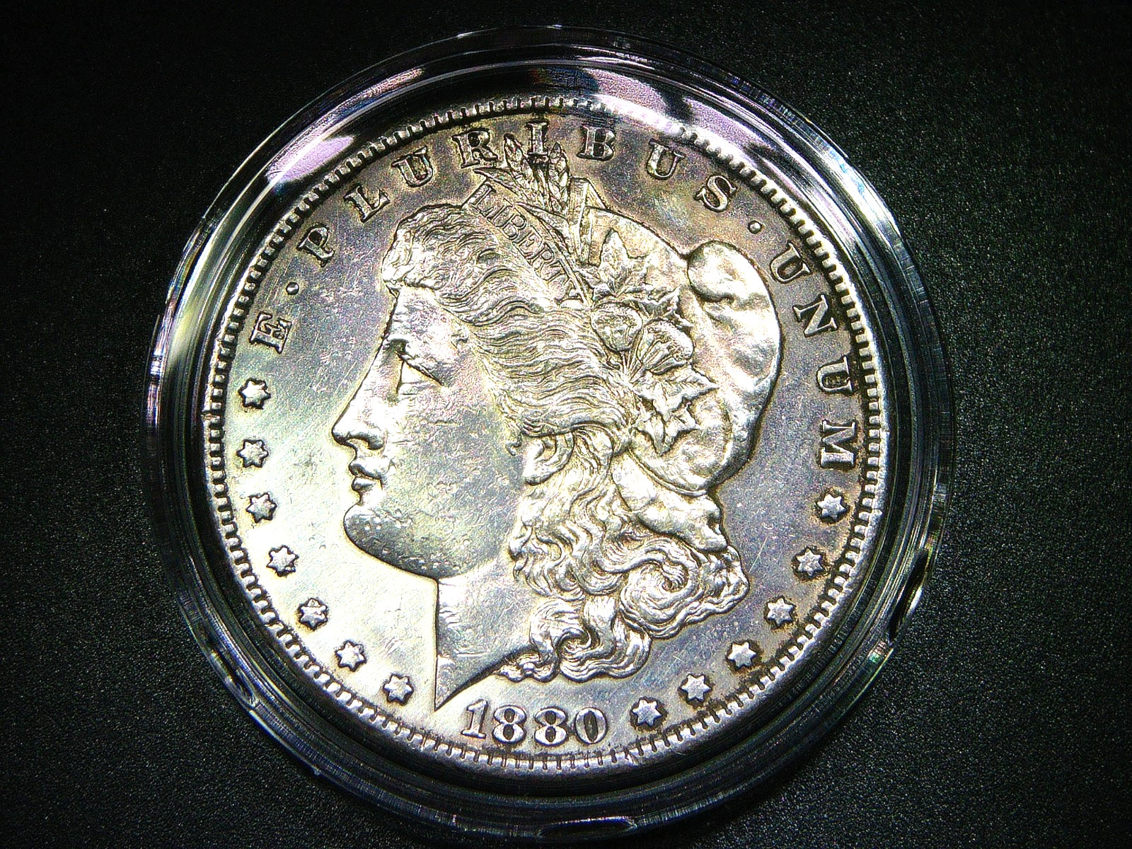 EF/AU 1880-S MORGAN SILVER DOLLAR BEAUTIFUL DETAIL COLLECTOR GRADE COIN M-2260