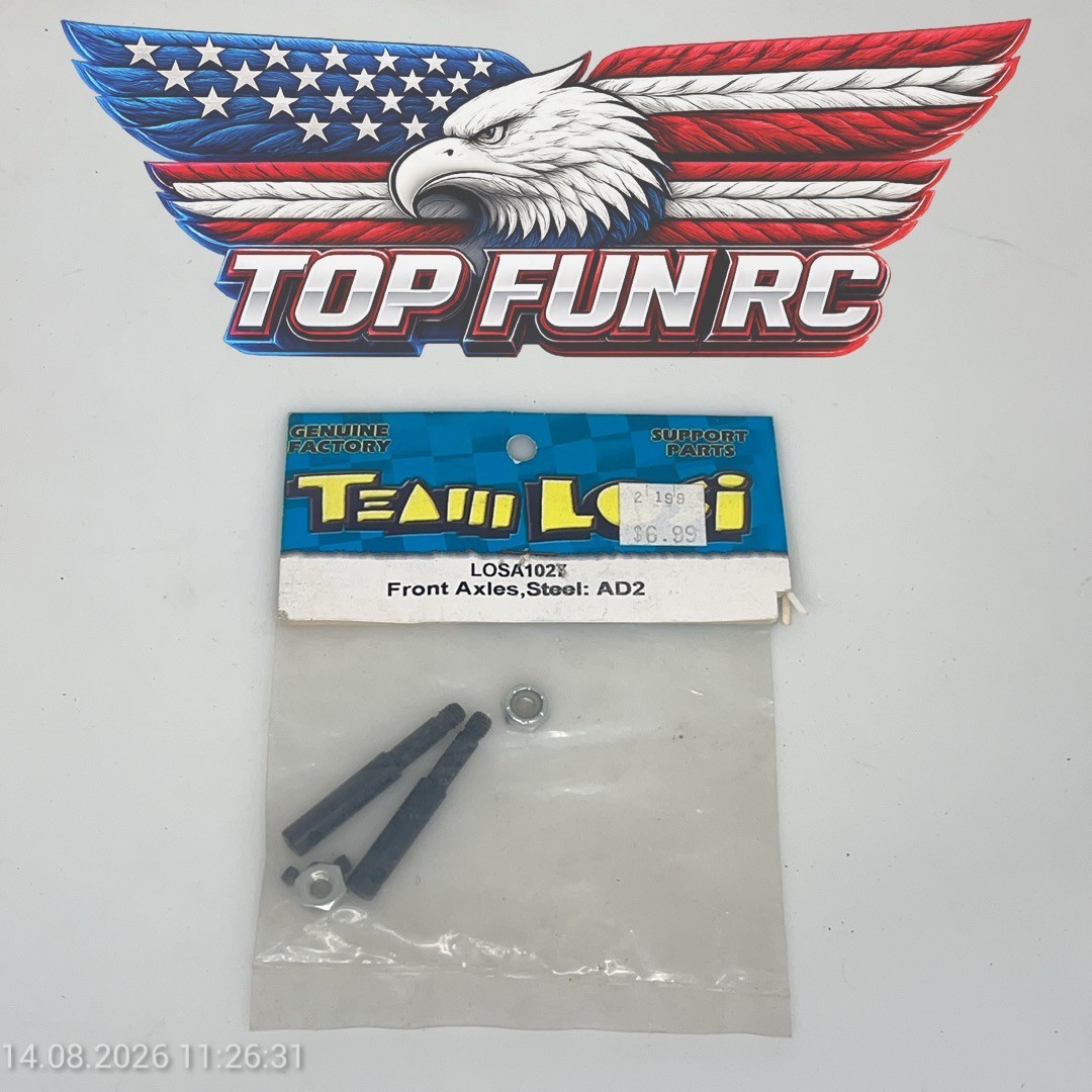 LOSI LOSA1027 Front Axles, Steel: AD2  