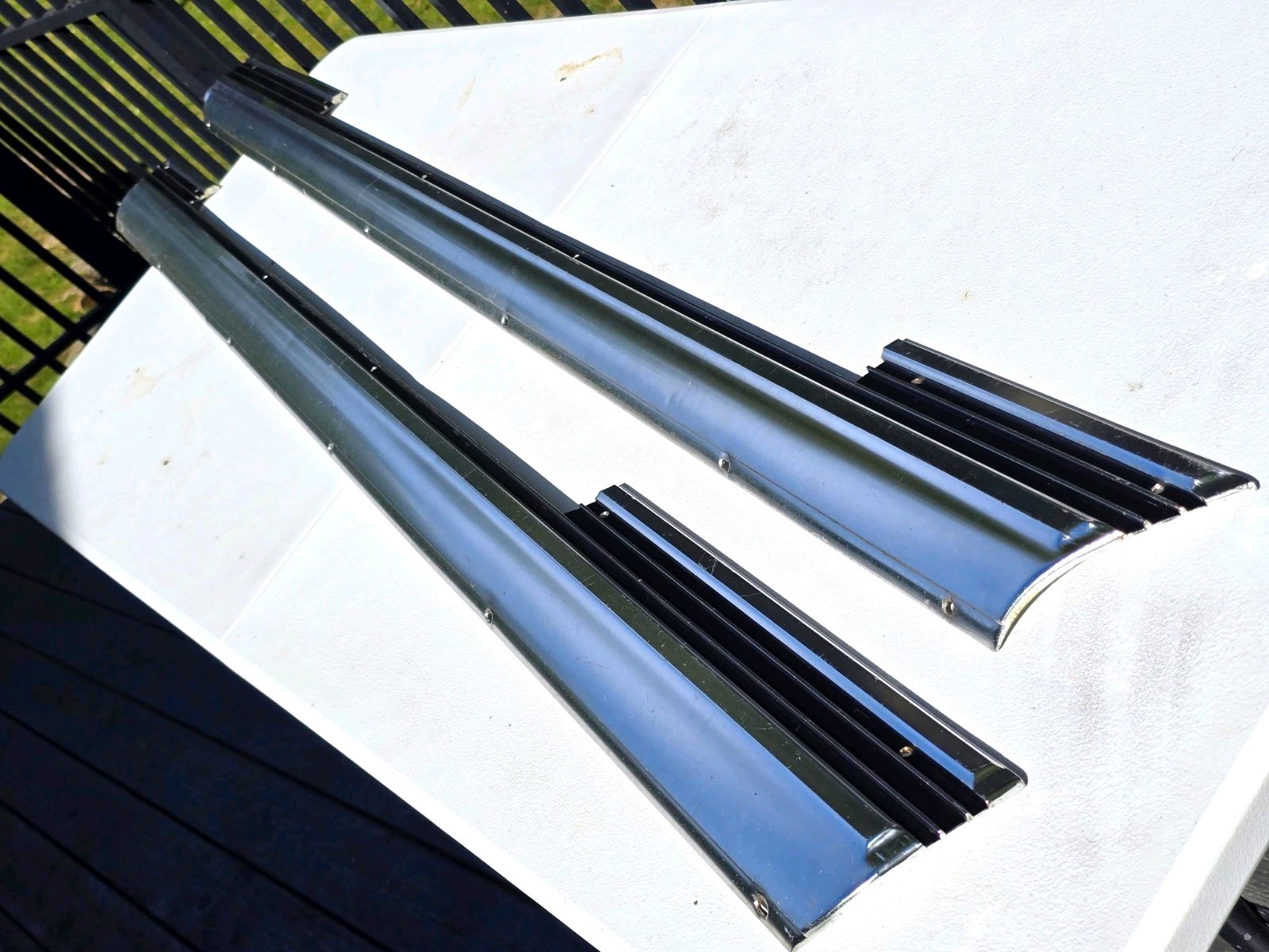 Original 1966 Chevy II Nova SS Rocker Mouldings Trim Super Sport L79 327 66 GM
