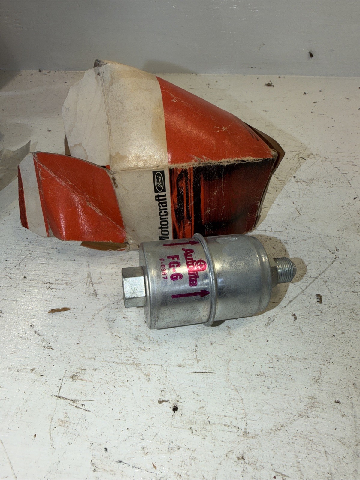 NOS OEM Ford Autolite FG-6 FUEL FILTER 1960-64 Galaxie 1960 Thunderbird Edsel