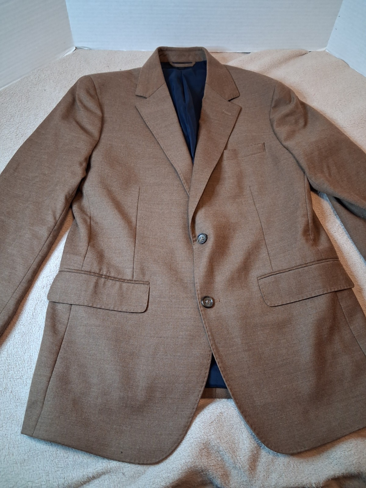Bonobos x Marzotto Brown/Camel Wool Slim Fit Stretch Blazer - Size 40R Bonobos x Marzotto Brown/Camel Wool Slim Fit Stretch Blazer - Size 40R