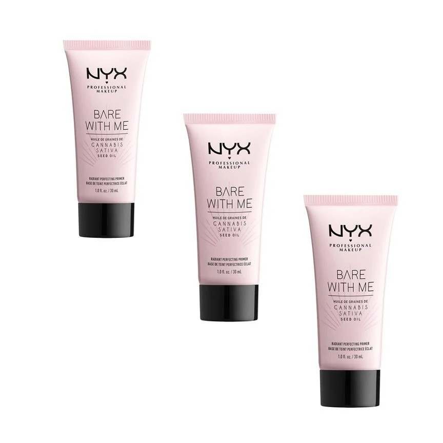 LOT of 3 NYX PROFESSIONAL MAKEUP Bare With Me Radiant Perfecting Face Primer LOT of 3 NYX PROFESSIONAL MAKEUP Bare With Me Radiant Perfecting Face Primer
