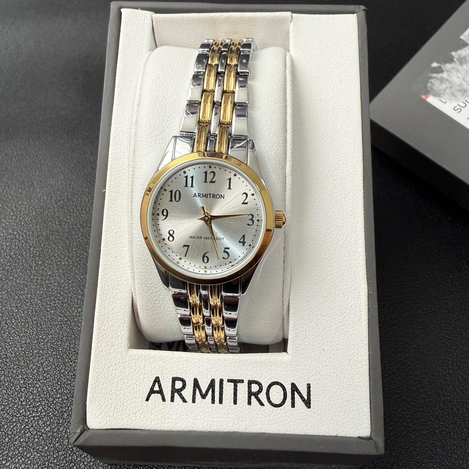Armitron Women\'s 75/5304TTB Two Tone Easy to Read Bracelet Watch New Battery Armitron Women\'s 75/5304TTB Two Tone Easy to Read Bracelet Watch New Battery
