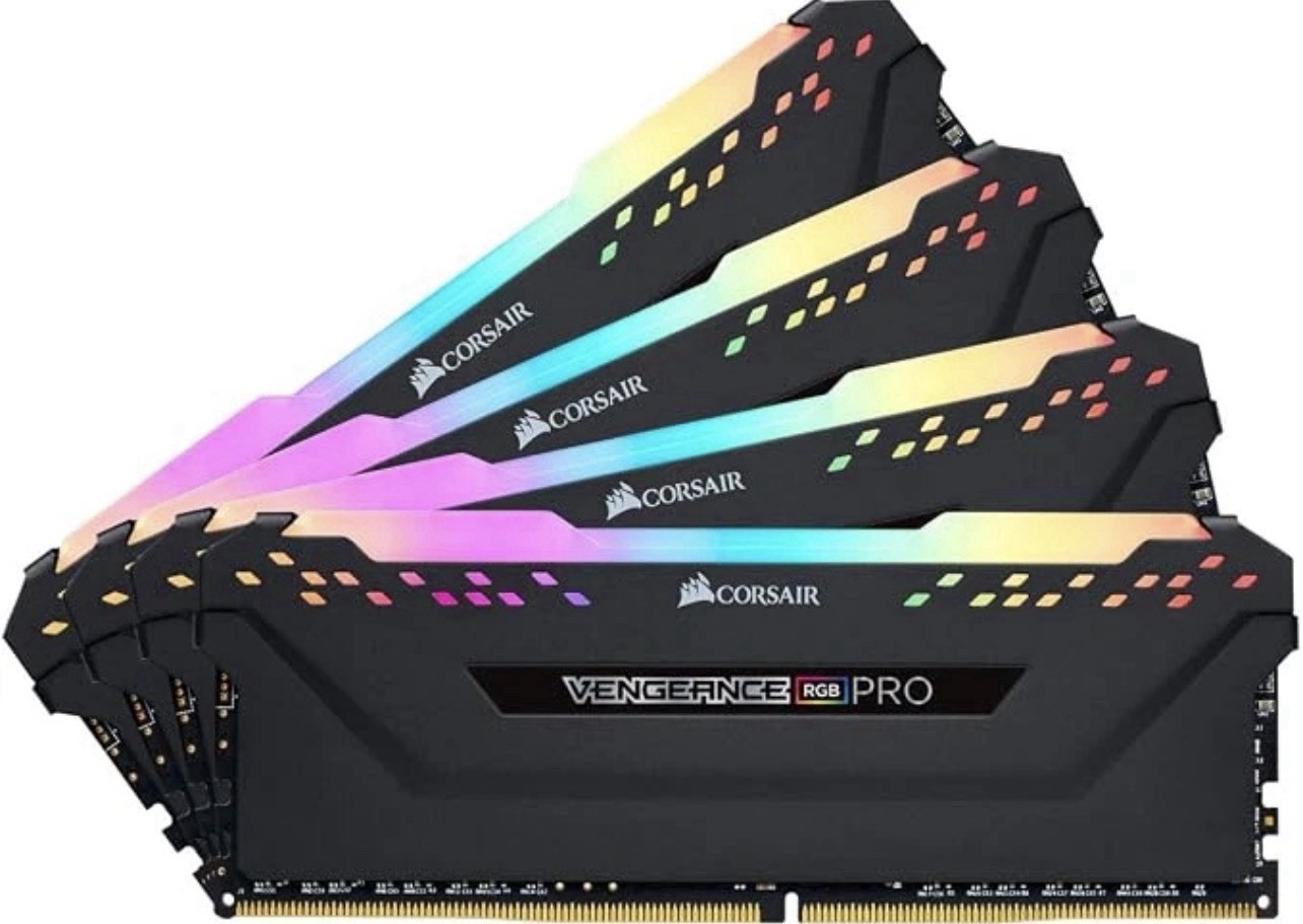 Corsair Vengeance RGB Pro 32GB (4x8GB) DDR4 3200MHz CL16 RAM CMW16GX4M2C3200C16 Corsair Vengeance RGB Pro 32GB (4x8GB) DDR4 3200MHz CL16 RAM CMW16GX4M2C3200C16