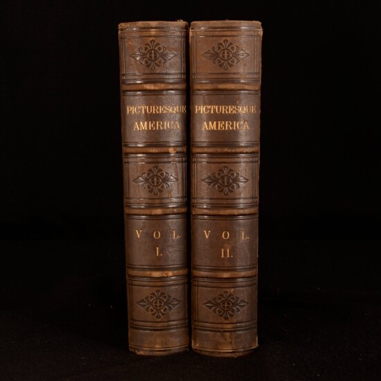 1872-74 2vols Picturesque America Or The Land We Live In William Cullen Bryant