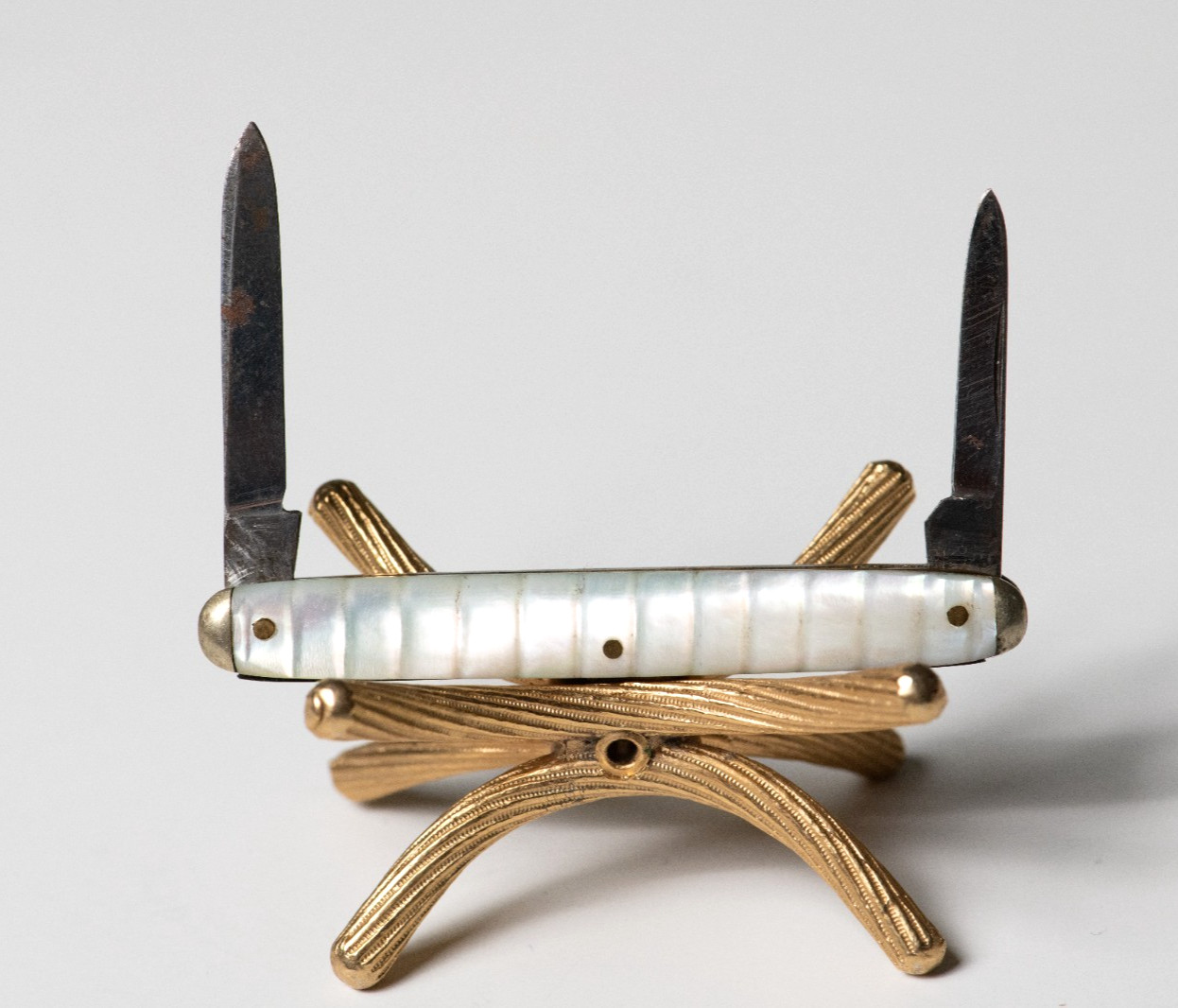 Vintage Ridgewood Germany 2-Blade Mother of Pearl Pen Pocket Knife Solingen 90s Vintage Ridgewood Germany 2-Blade Mother of Pearl Pen Pocket Knife Solingen 90s