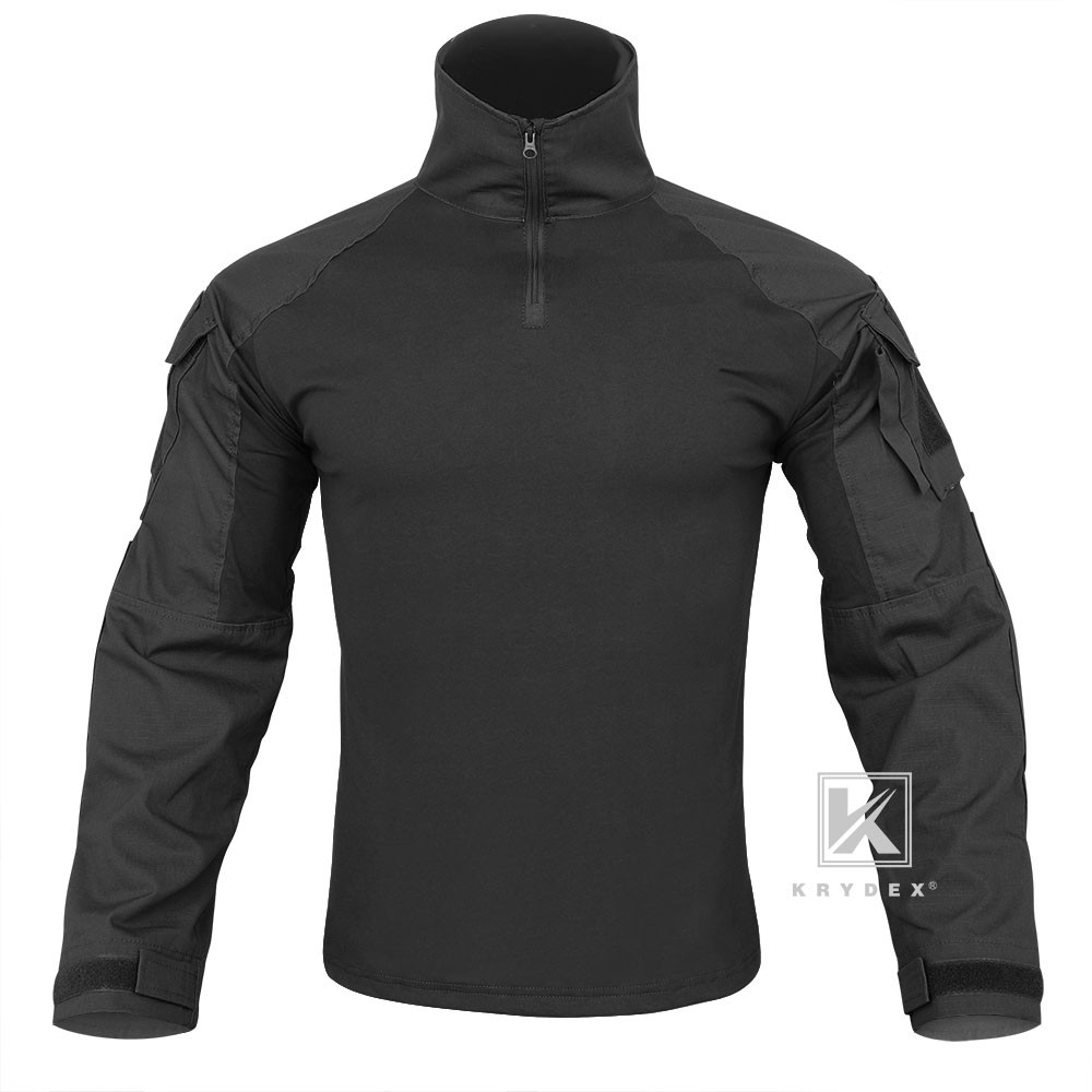 KRYDEX G3 Combat Uniform With Elbow Pads Tactical Long Sleeve High-necked Tops
