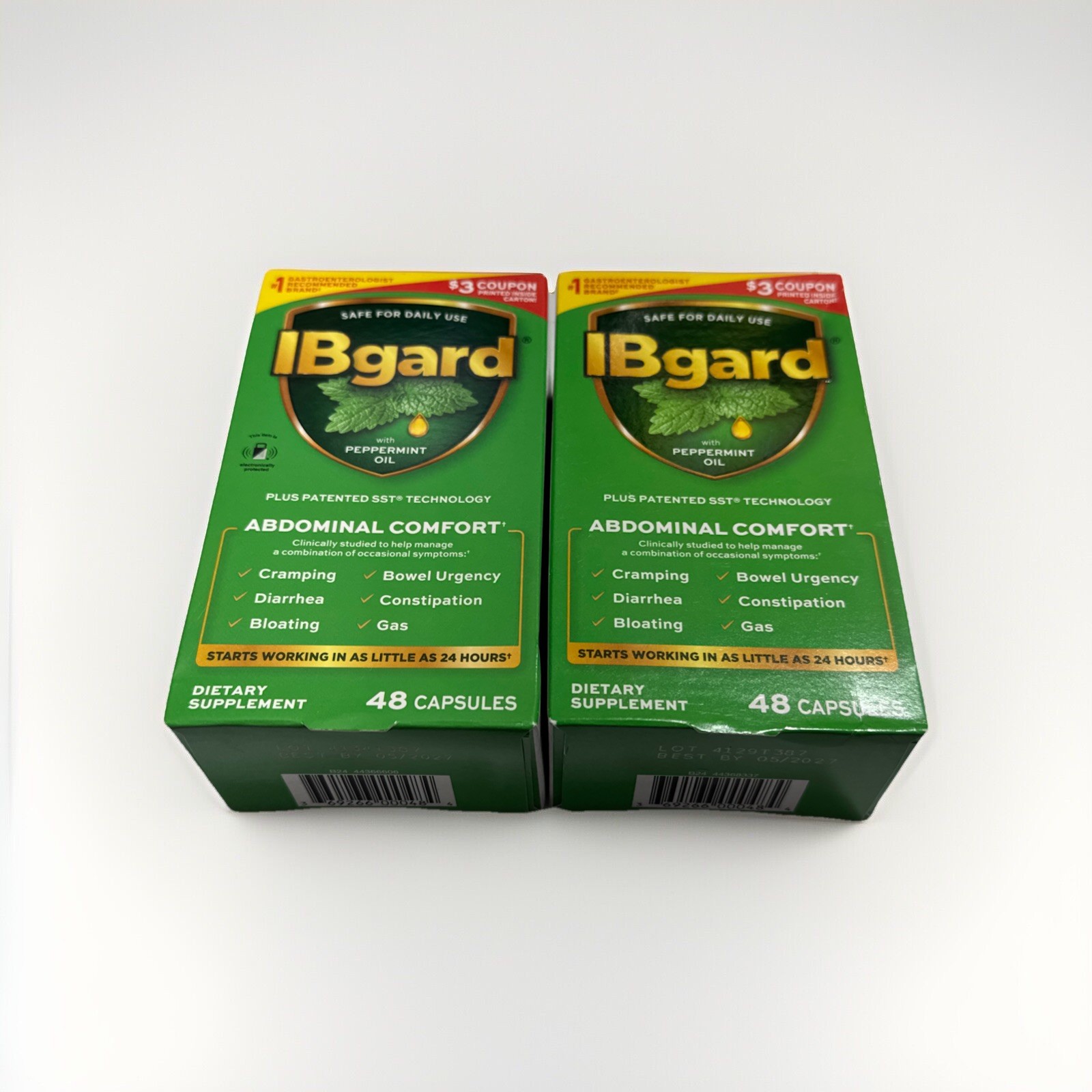2 IBgard 48 X2= 96 Ct  ABDOMINAL COMFORT