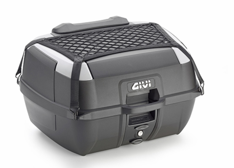 GIVI B45+ 45L Black Monolock Universal Top Case + Backrest + Spider 45