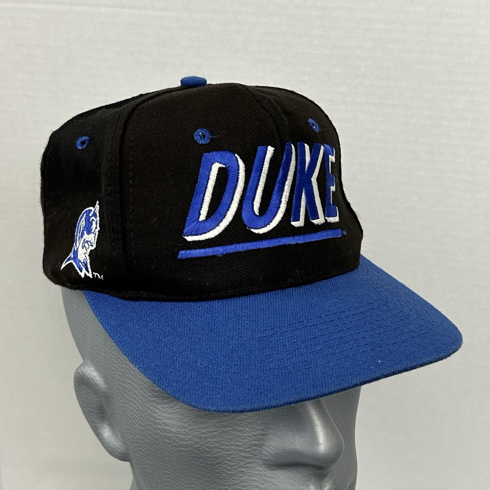 Vintage Duke Blue Devils Hat Snapback Cap Black Blue One Size Adjustable Vintage Duke Blue Devils Hat Snapback Cap Black Blue One Size Adjustable