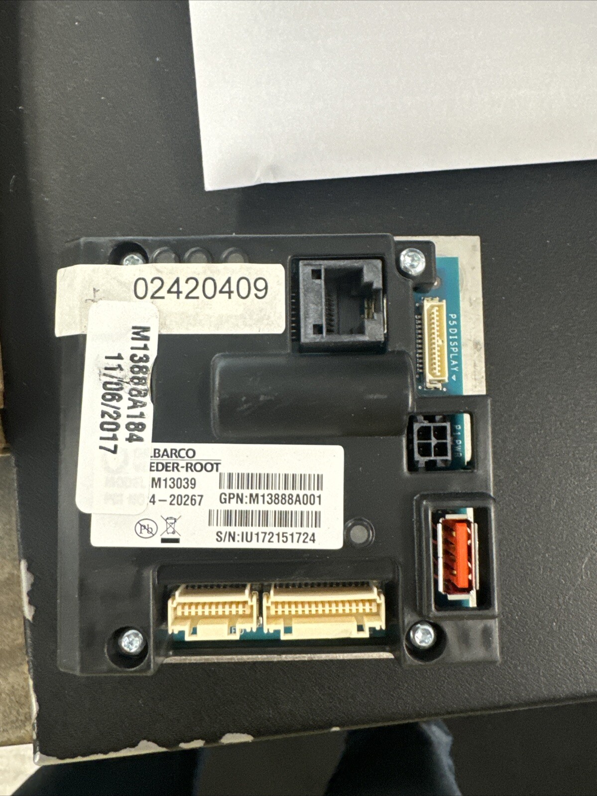 Gilbarco M13888K901 Crind Payment Module Kit Gilbarco M13888K901 Crind Payment Module Kit