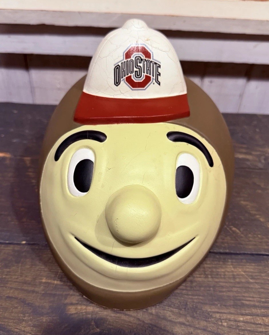 Ohio State Brutus Buckeye Starter Foamheads – Vintage OSU Mascot Collectible OH