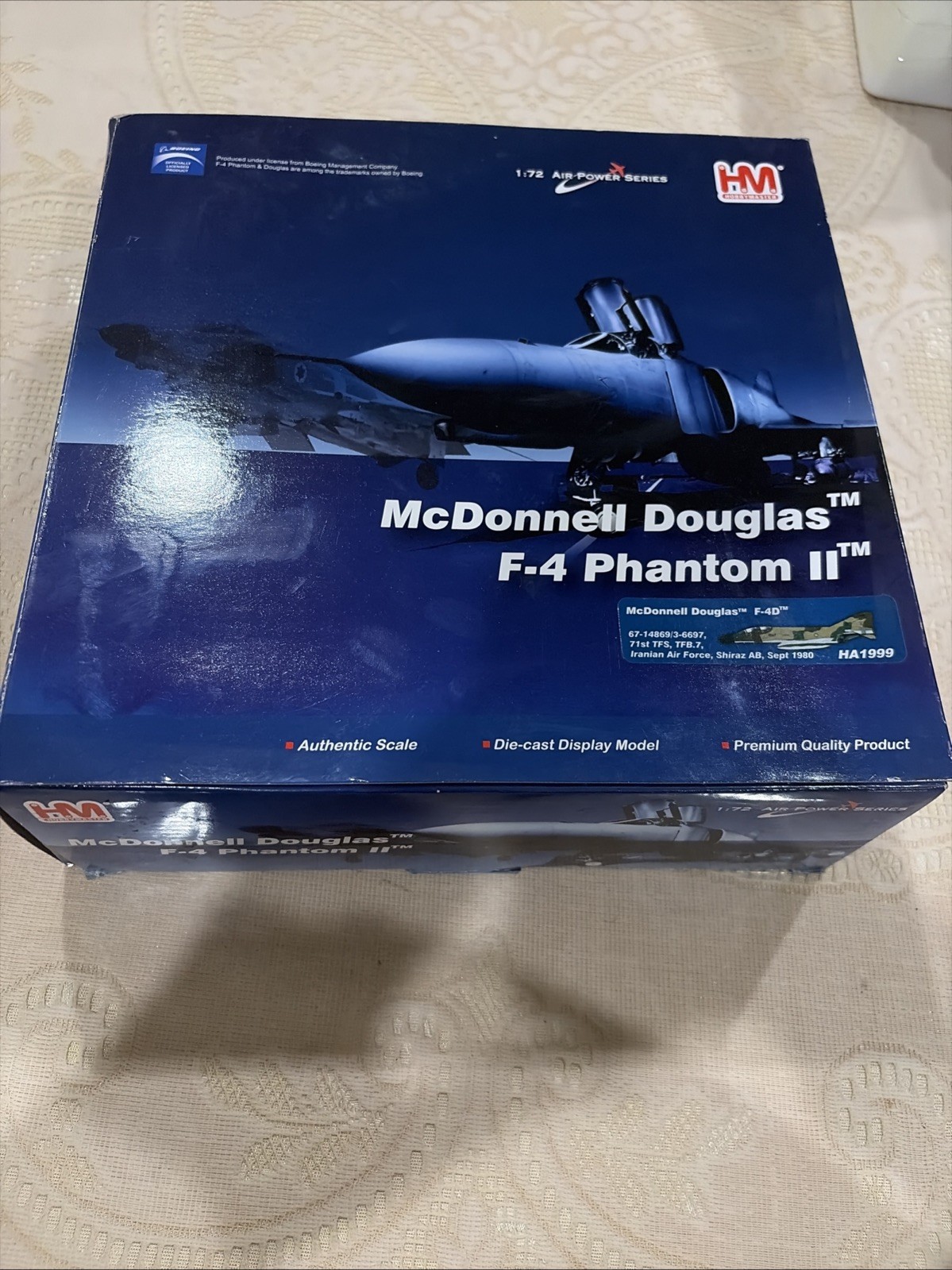 Hobby Master McDonnell Douglas F-4 Phantom II 1/72 Scale Diecast Model HA1999 Hobby Master McDonnell Douglas F-4 Phantom II 1/72 Scale Diecast Model HA1999