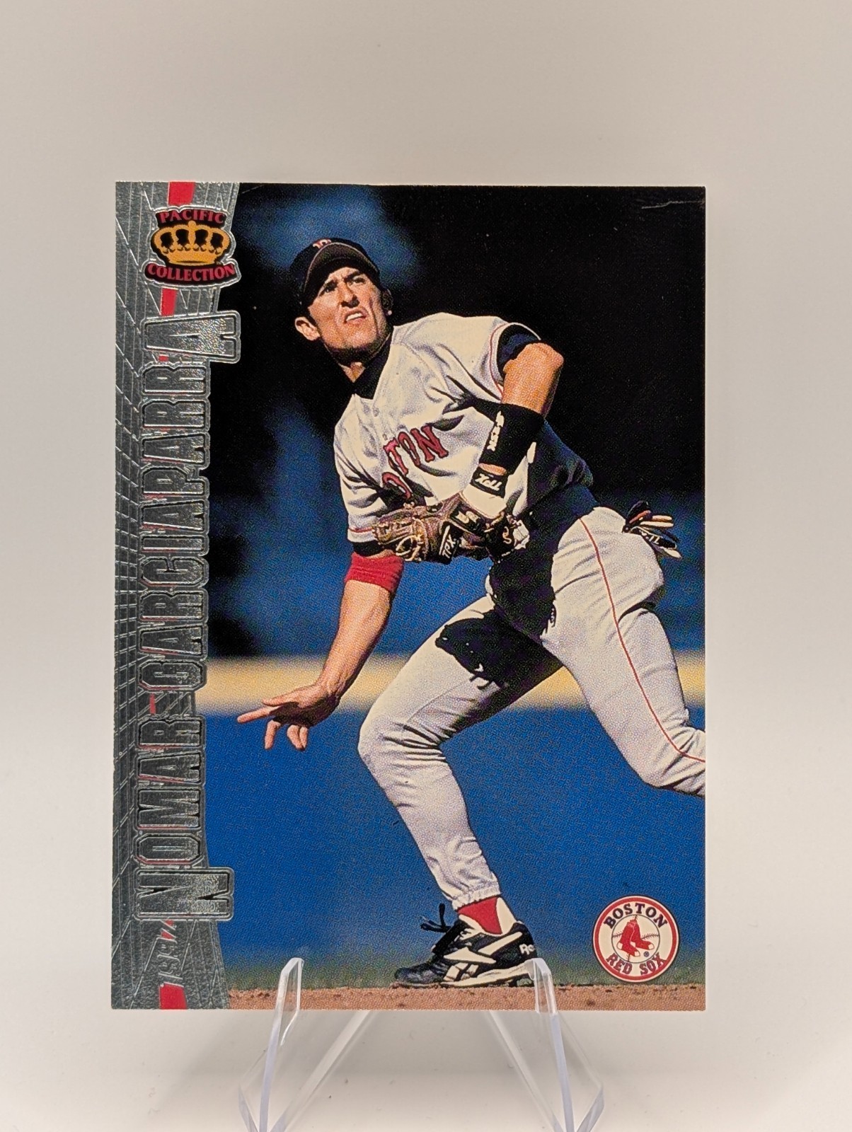 1997 Pacific Crown Nomar Garciaparra #39 Silver Parallel /67 SSP Red Sox 1997 Pacific Crown Nomar Garciaparra #39 Silver Parallel /67 SSP Red Sox