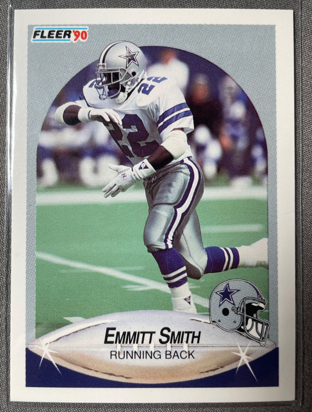 1990 Fleer Update Emmitt Smith Rookie RC #U-40 Dallas Cowboys HOF