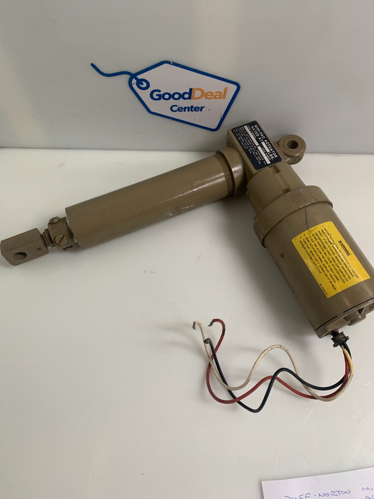 DUFF-NORTON MINIPAC ACTUATOR MPD-6405-6 DUFF-NORTON MINIPAC ACTUATOR MPD-6405-6