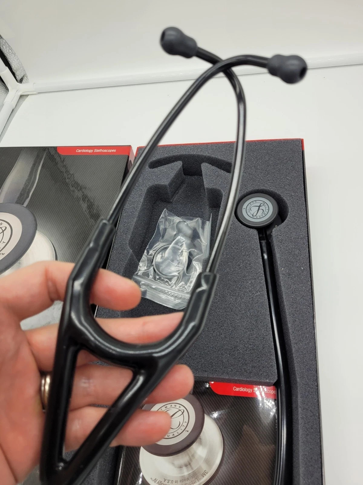 3M™ Littmann® Cardiology IV Stethoscope Black - Black Edition 27 inch, 6163
