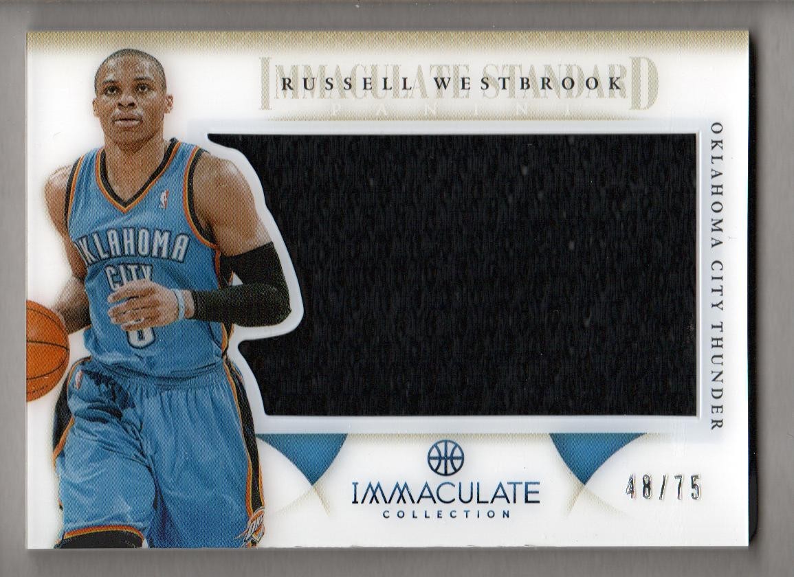 2012-13 Immaculate Collection Immaculate Standard Relic Russell Westbrook  48/75