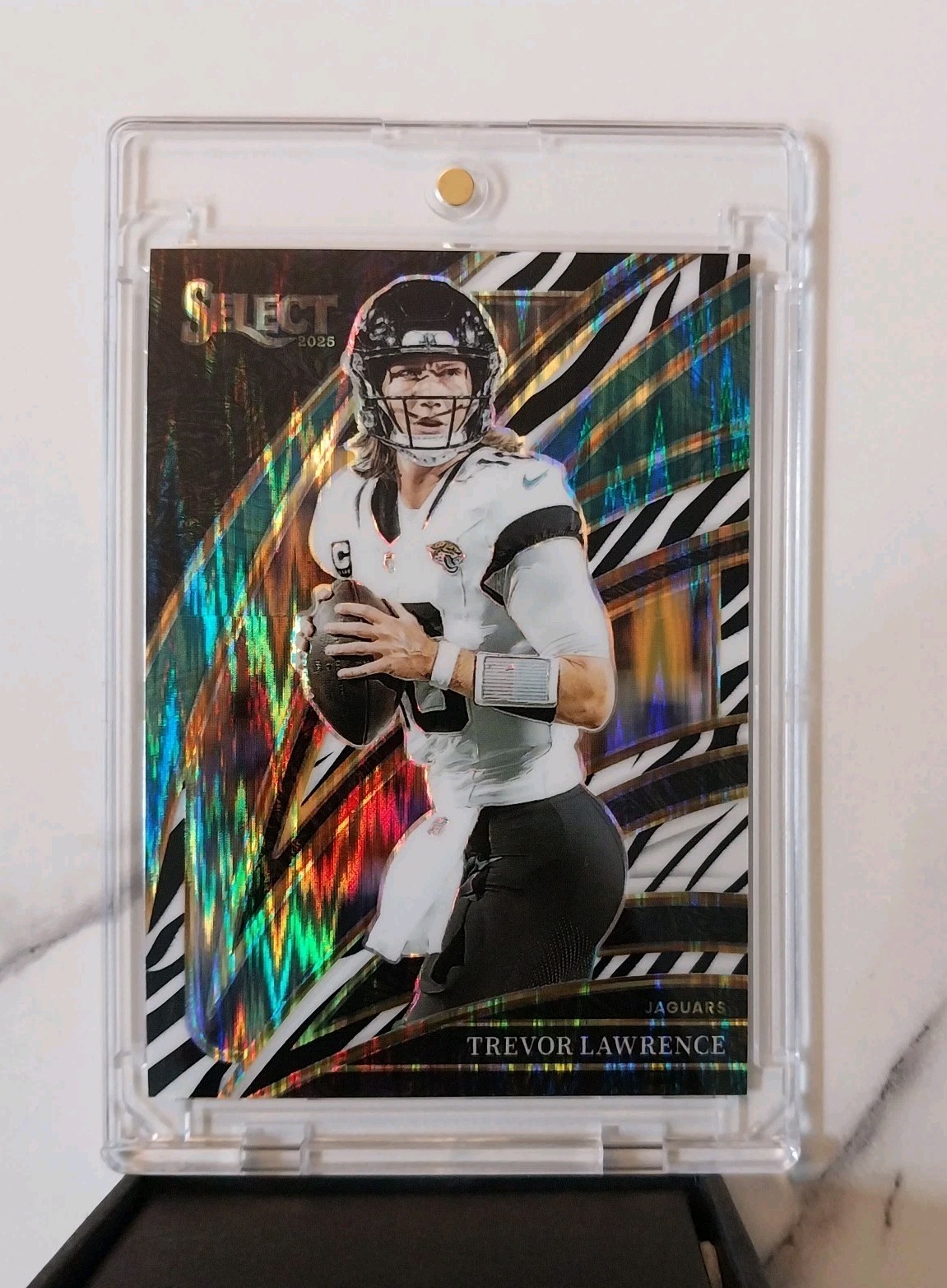 Panini Select Trevor Lawrence Jacksonville Jaguars Club Level Prizm #229 zebra