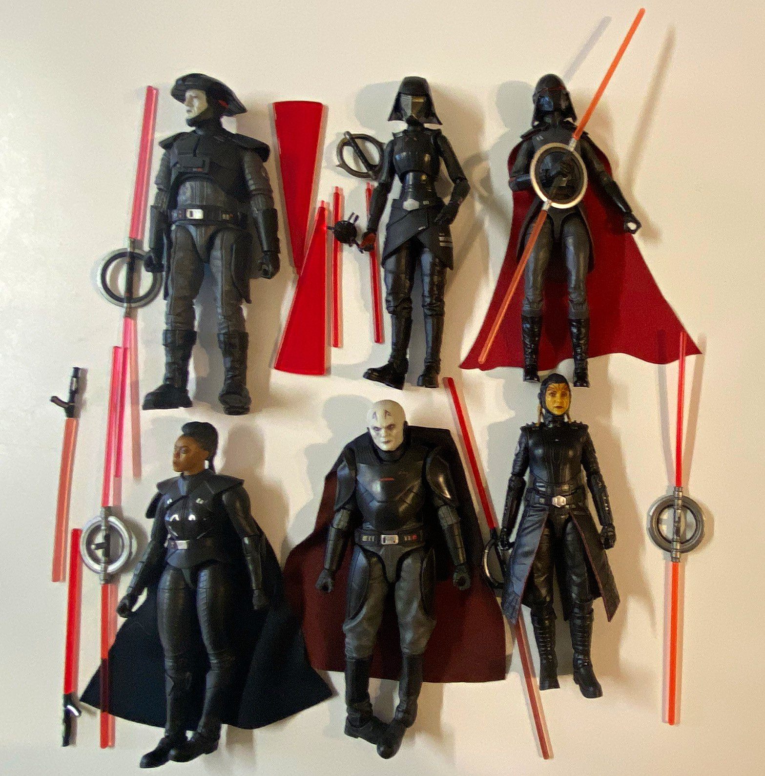 Hasbro Star Wars Black Series Inquisitor 6 Figures 7th Sister Complete Hasbro Star Wars Black Series Inquisitor 6 Figures 7th Sister Complete