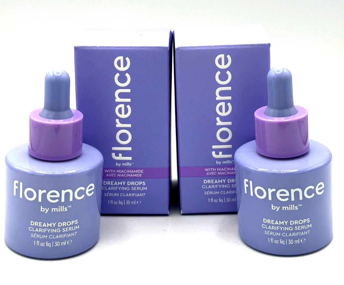Lot/2 Florence By Mills Dreamy Drops Clarifying Serum With Niacinamide ~ BNIB ~ Lot/2 Florence By Mills Dreamy Drops Clarifying Serum With Niacinamide ~ BNIB ~