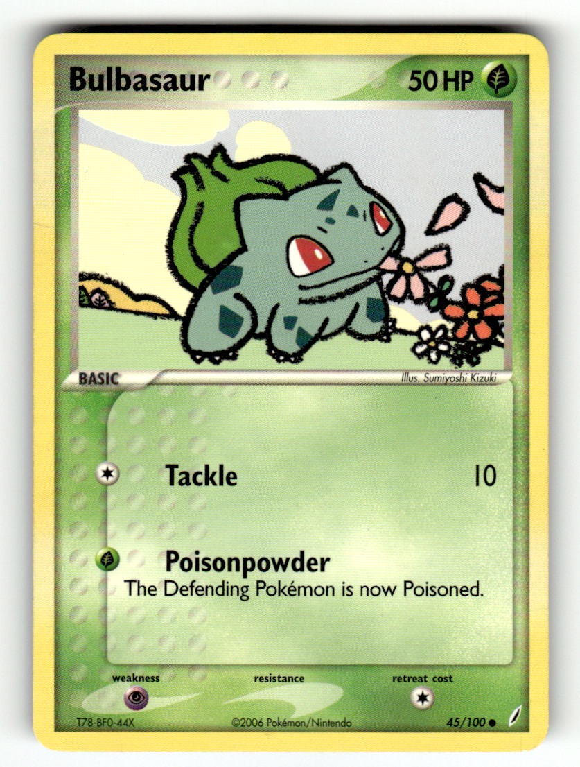 2006 Pokemon CG Bulbasaur 45/100