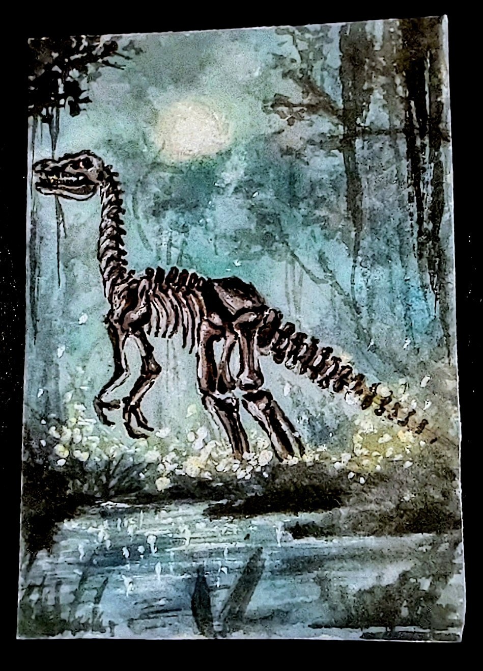 ACEO Hand Painted Art Card. Signed By Artist. Hand Painted Not A Print ACEO Hand Painted Art Card. Signed By Artist. Hand Painted Not A Print