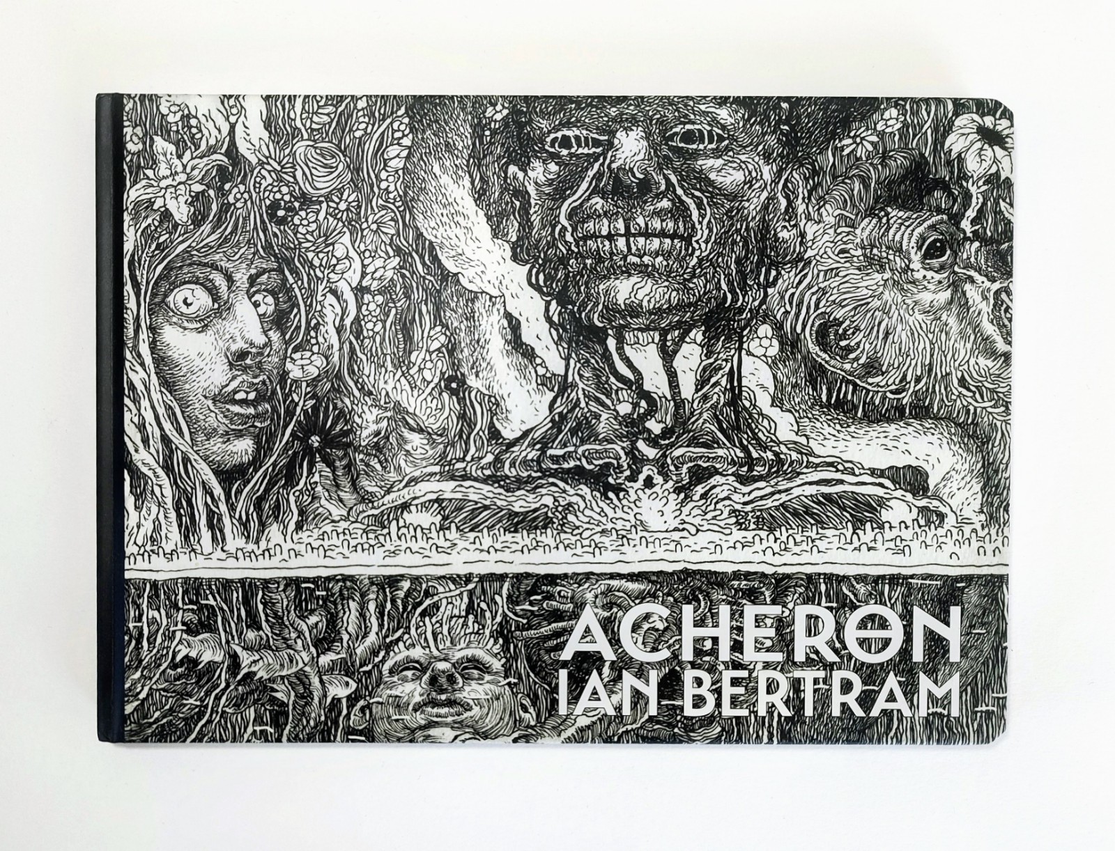 Acheron Private Sketchbook of Ian Bertram HC  w/ Signed Art Card Kickstarter Ed