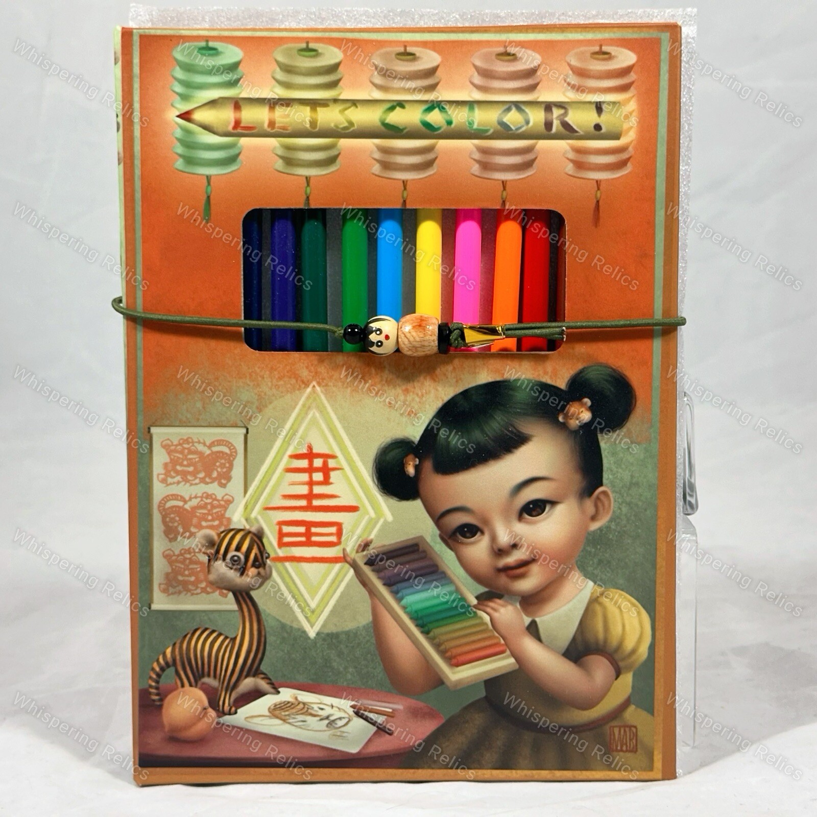 Mab Graves Let’s Color 8” Journal | Colored Pencils & Drawing Paper | “Phyllis”