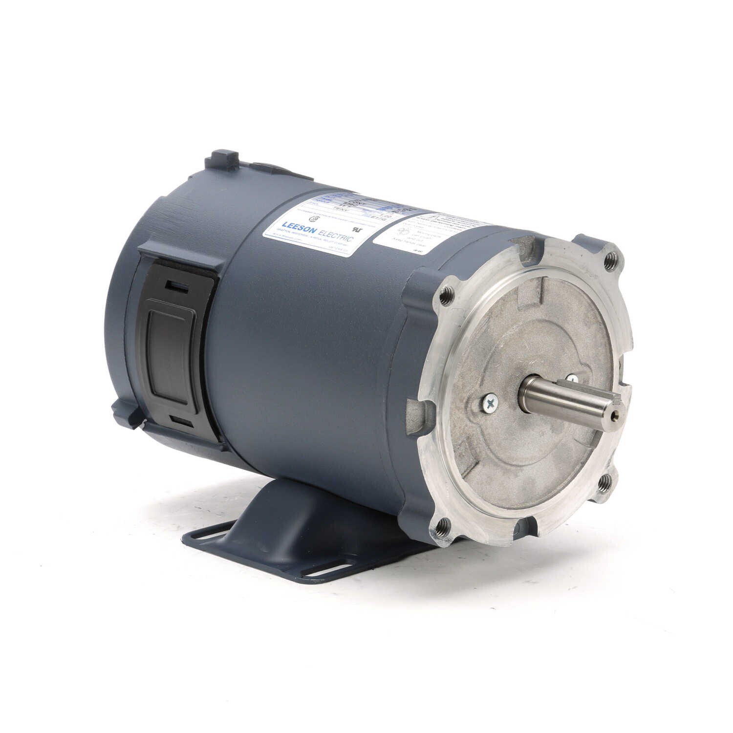 Leeson 108046.00 Electric Motor 12 Volt DC 1800 Rpm 1/3 Hp 56C Frame C4D17NK6D