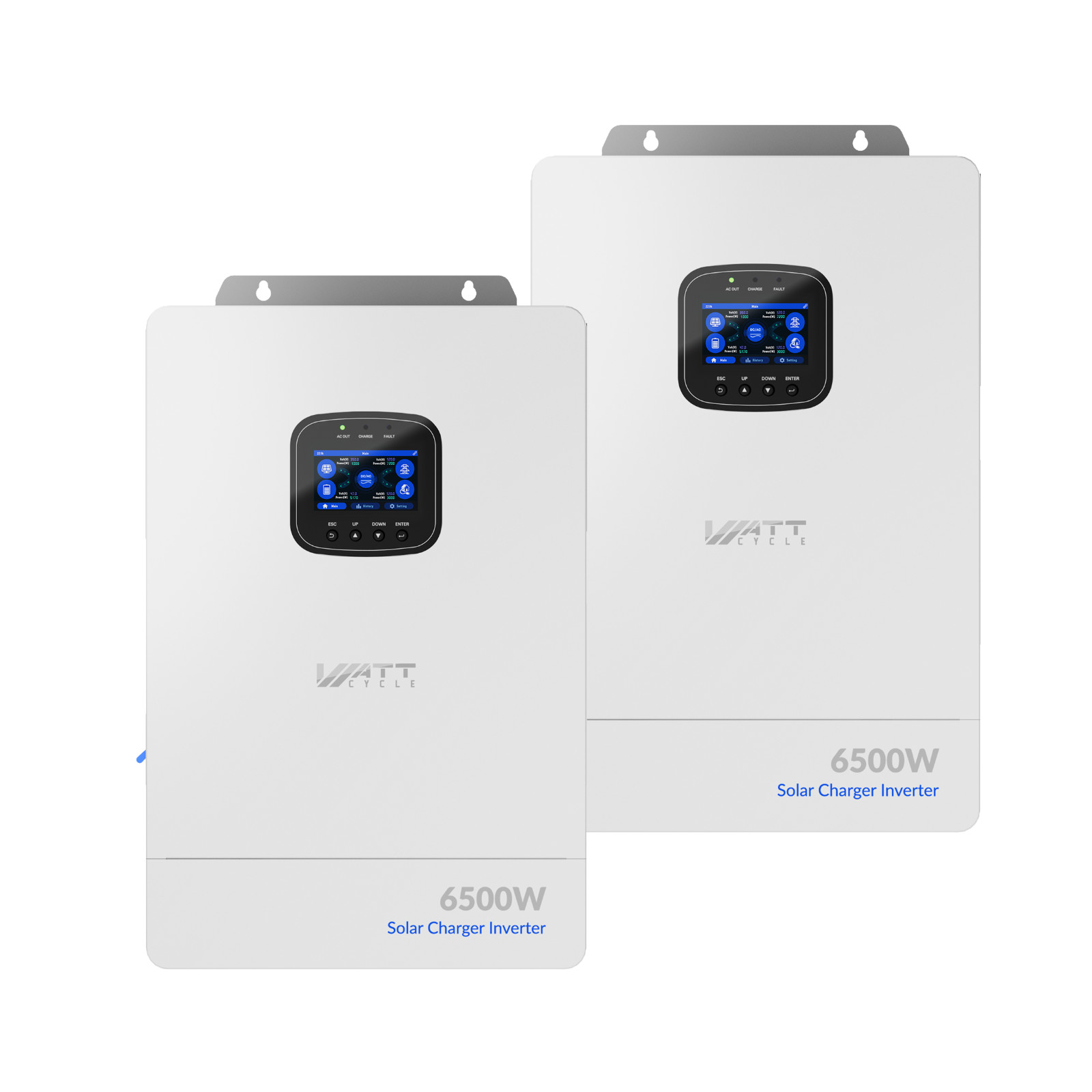 1-4Pcs WattCycle 6500W 48V All-in-One Solar Inverter 9000W Dual MPPT Home Backup