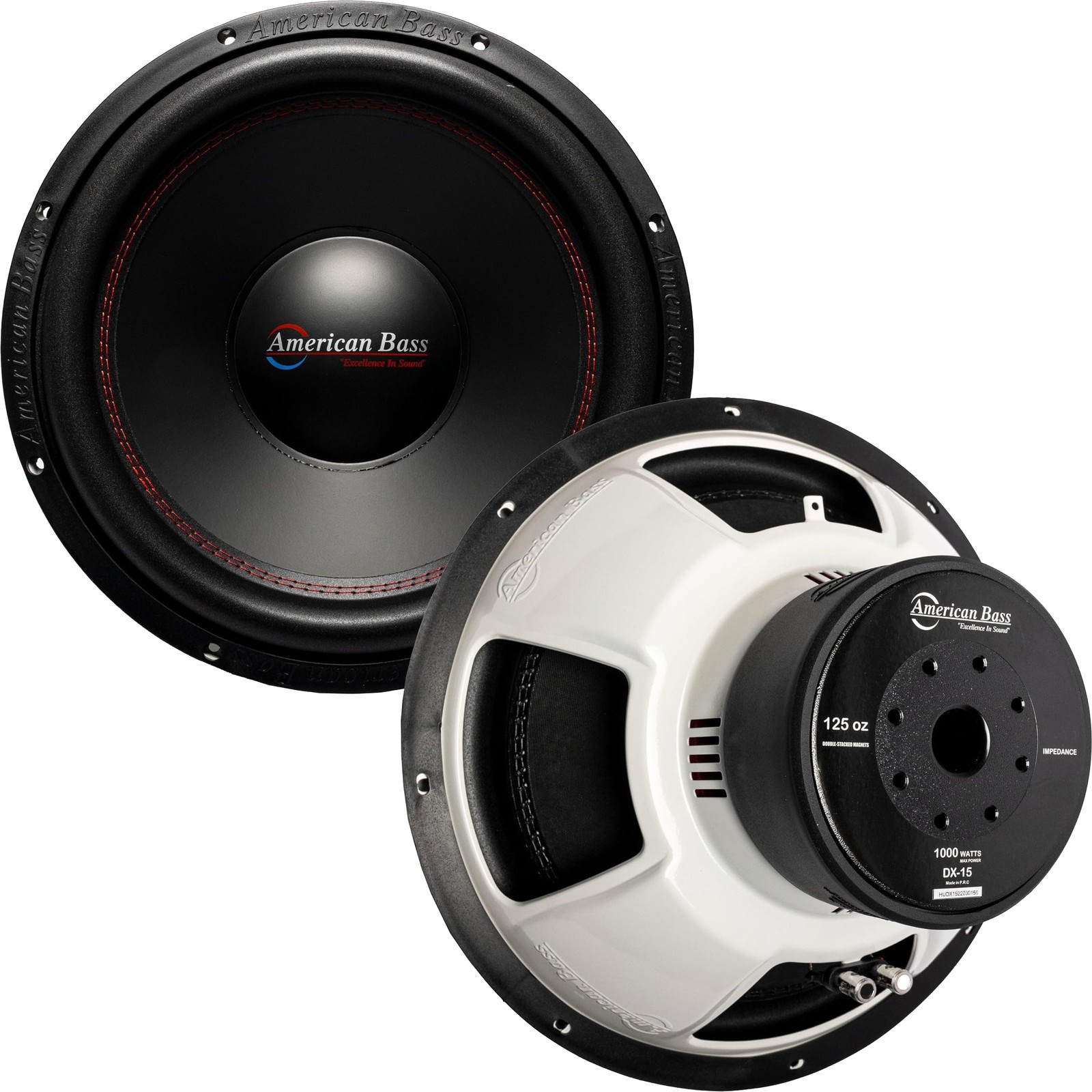 (2) AMERICAN BASS DX 15” 4-OHM SVC CAR AUDIO SUBWOOFERS SUBS SUBWOOFER (1 PAIR)