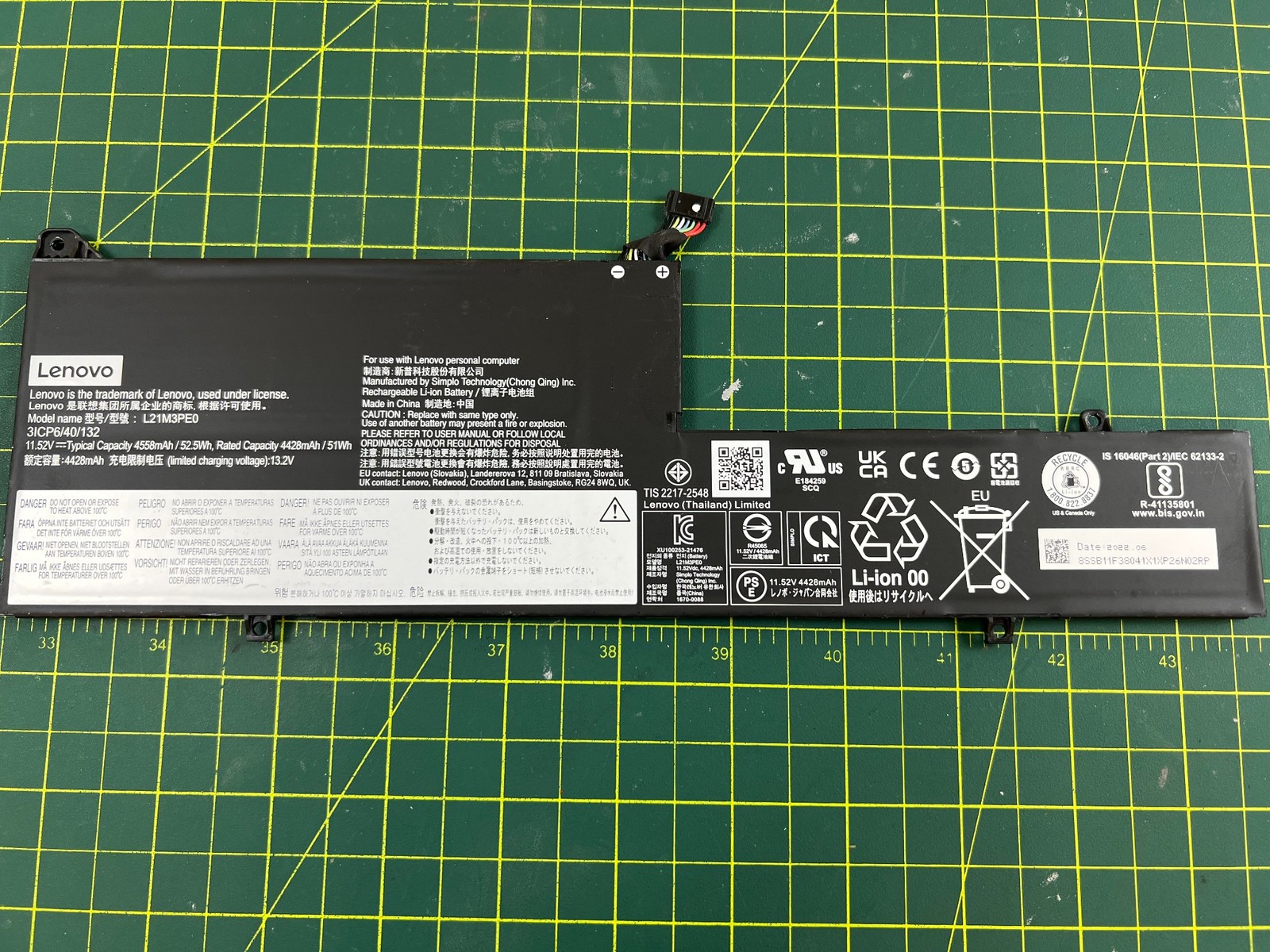 LOT of 5 OEM Lenovo IdeaPad Flex 5 14IAU7 16ABR8 Battery 11.52V 52.5Wh L21M3PE0 LOT of 5 OEM Lenovo IdeaPad Flex 5 14IAU7 16ABR8 Battery 11.52V 52.5Wh L21M3PE0