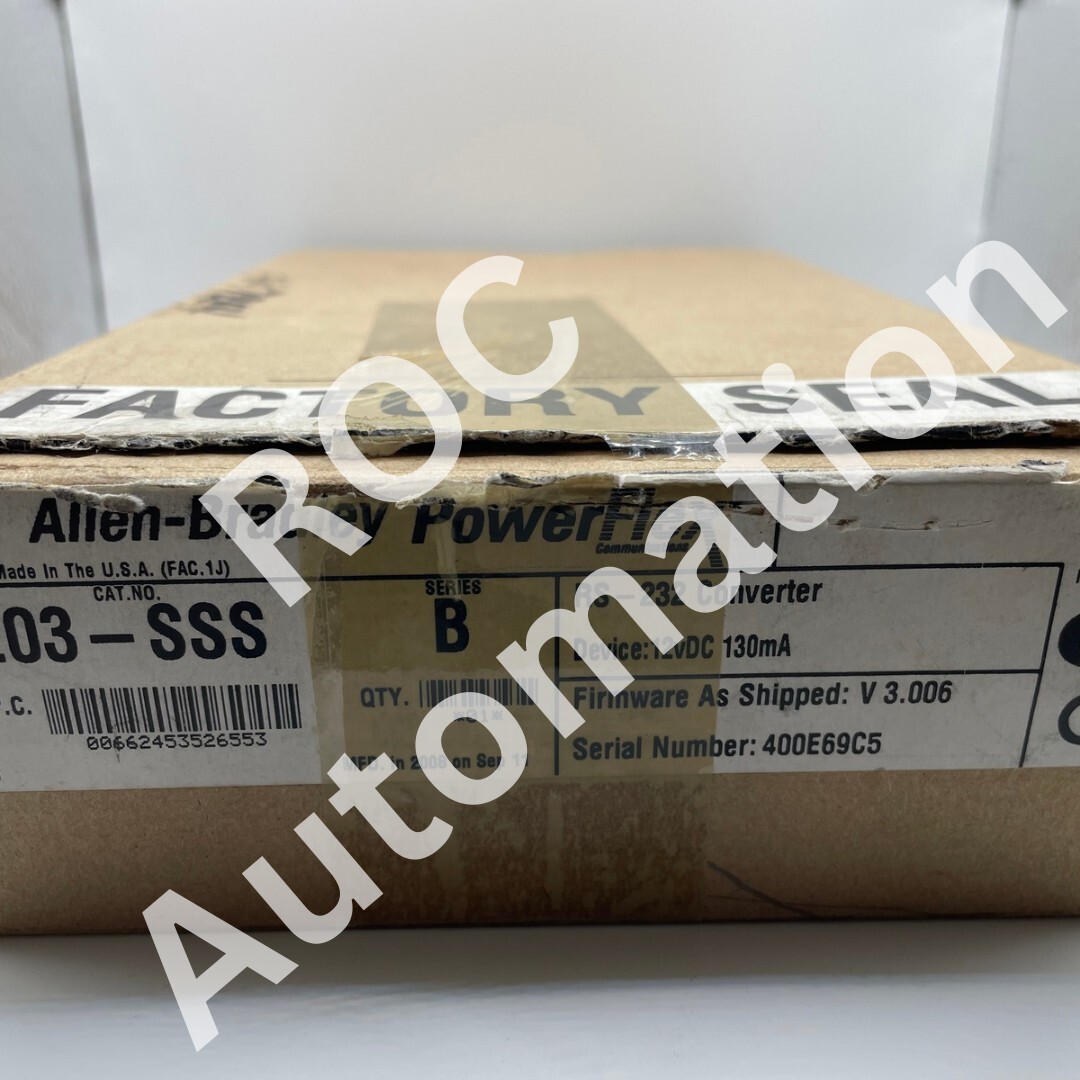 New Allen Bradley 1203-SSS Ser B Smart Serial SCANport Self Powered Adapter New Allen Bradley 1203-SSS Ser B Smart Serial SCANport Self Powered Adapter