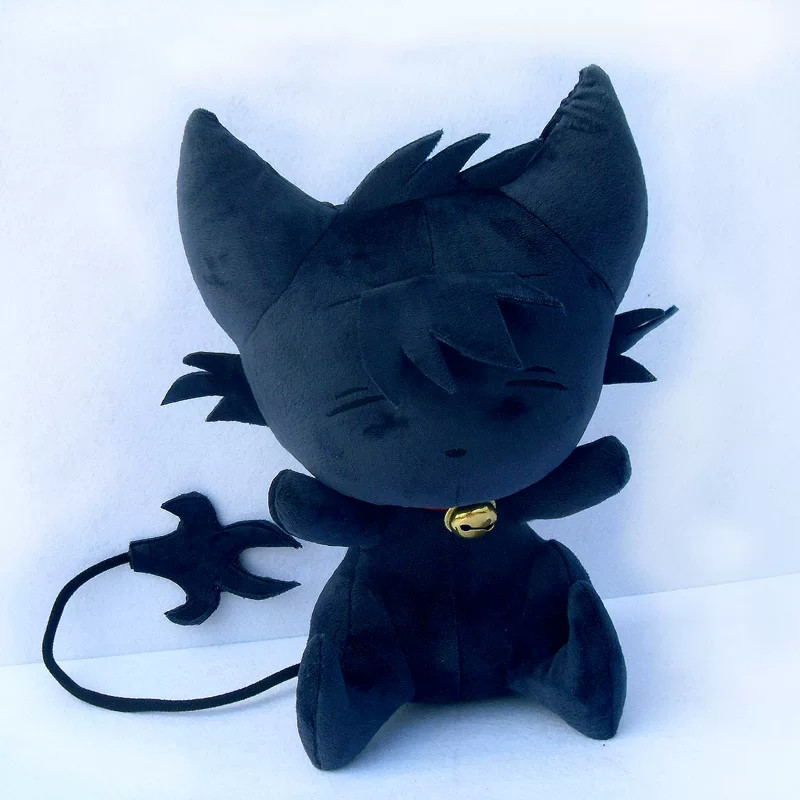 SERVAMP Shirota Mahiru Kuro Plush Doll Cute Black Cat SleepyAsh Toy Gift Cosplay