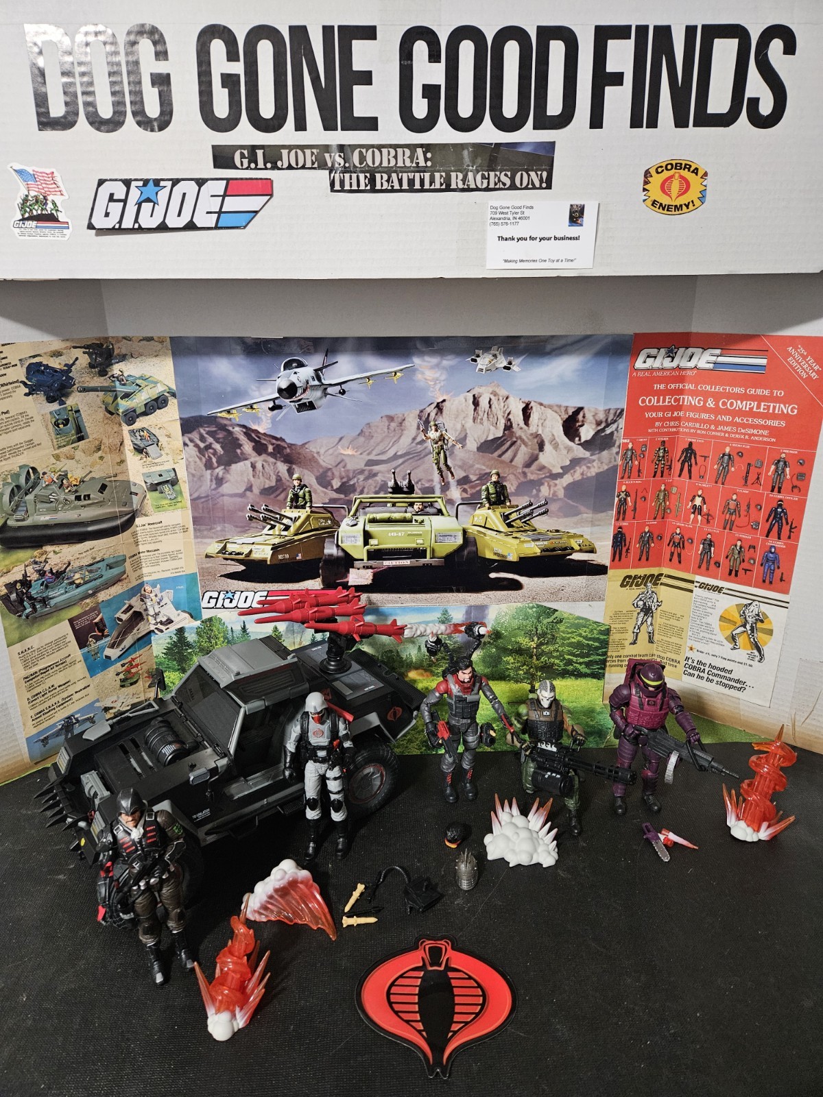 Gi Joe Classified Series 6 in - Cobra Stinger with Driver and Heavy Assult Team