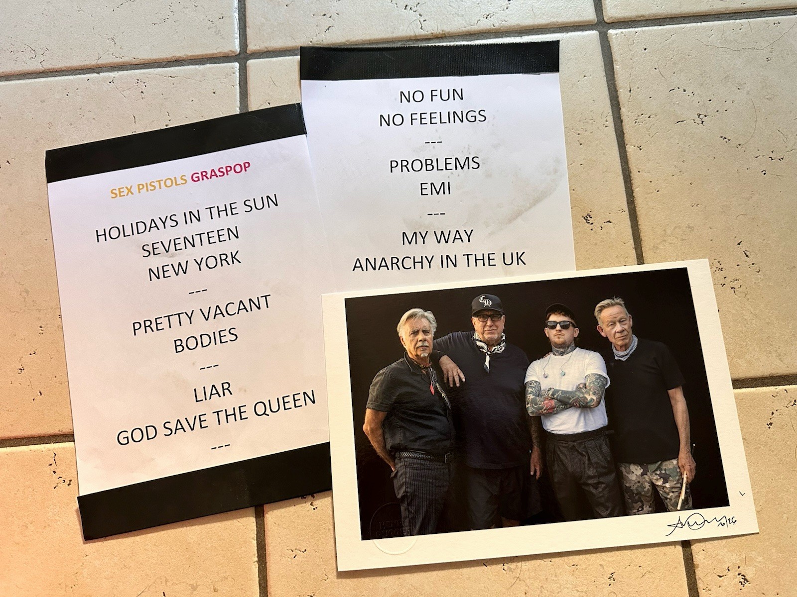 Sex Pistols feat Frank Carter Stage Setlist + Fine Art Photo Graspop 2026