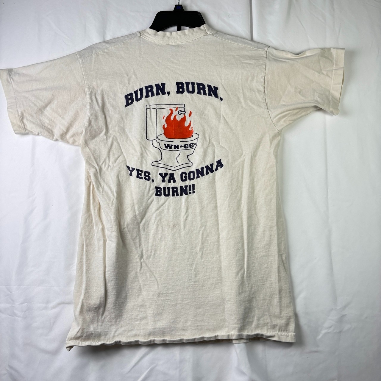 VTG 1996 Wheaton North Cross Country T Shirt Large Single Stitch FOTL USA