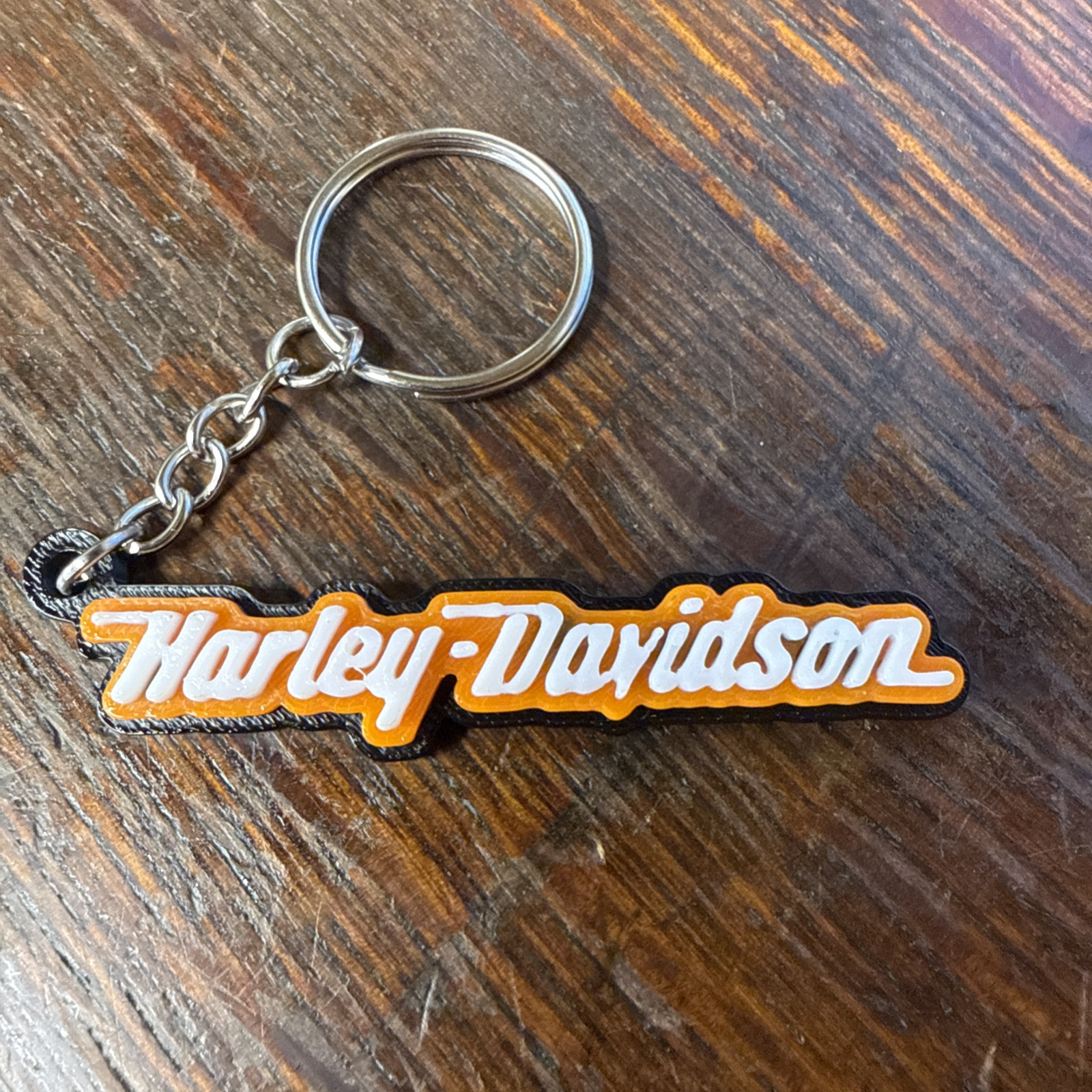Harley Davidson Bar & Shield Key Chain Ring Fob Harley Davidson Bar & Shield Key Chain Ring Fob