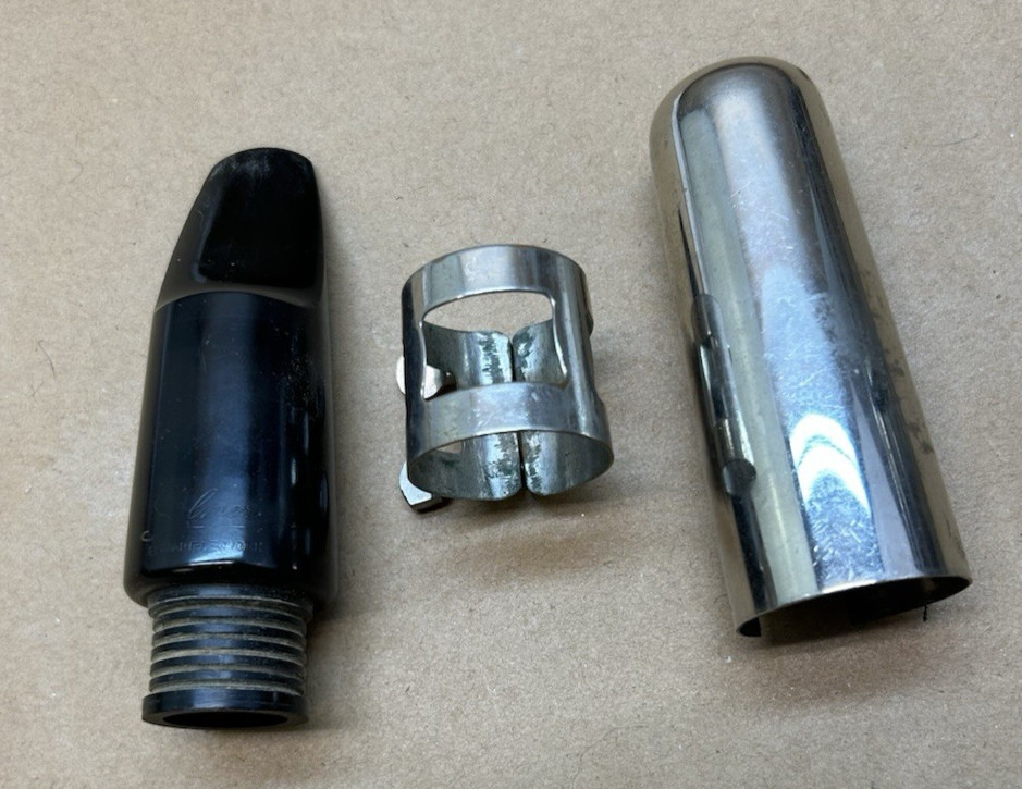 Vintage Selmer #4 Alto Clarinet Mouthpiece With Cap And Ligature Vintage Selmer #4 Alto Clarinet Mouthpiece With Cap And Ligature