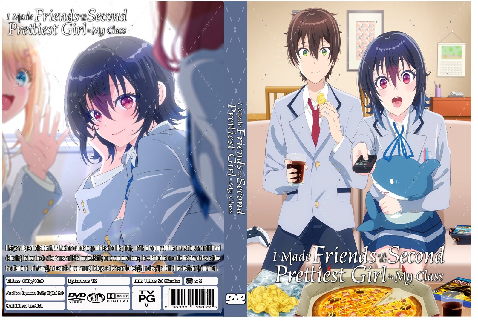 I Made Friends with the Second Prettiest Girl in My Class Anime Series Ep 1-12