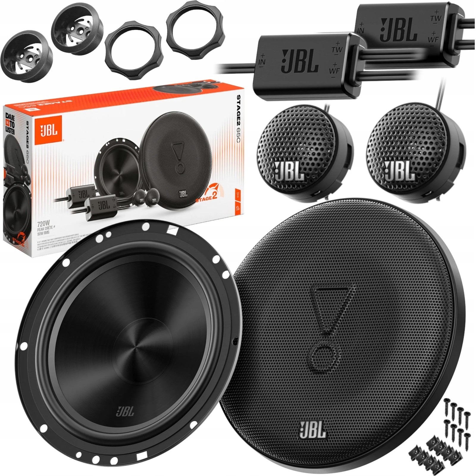 JBL STage2 65C Component Speakers 720W 6-1/2\