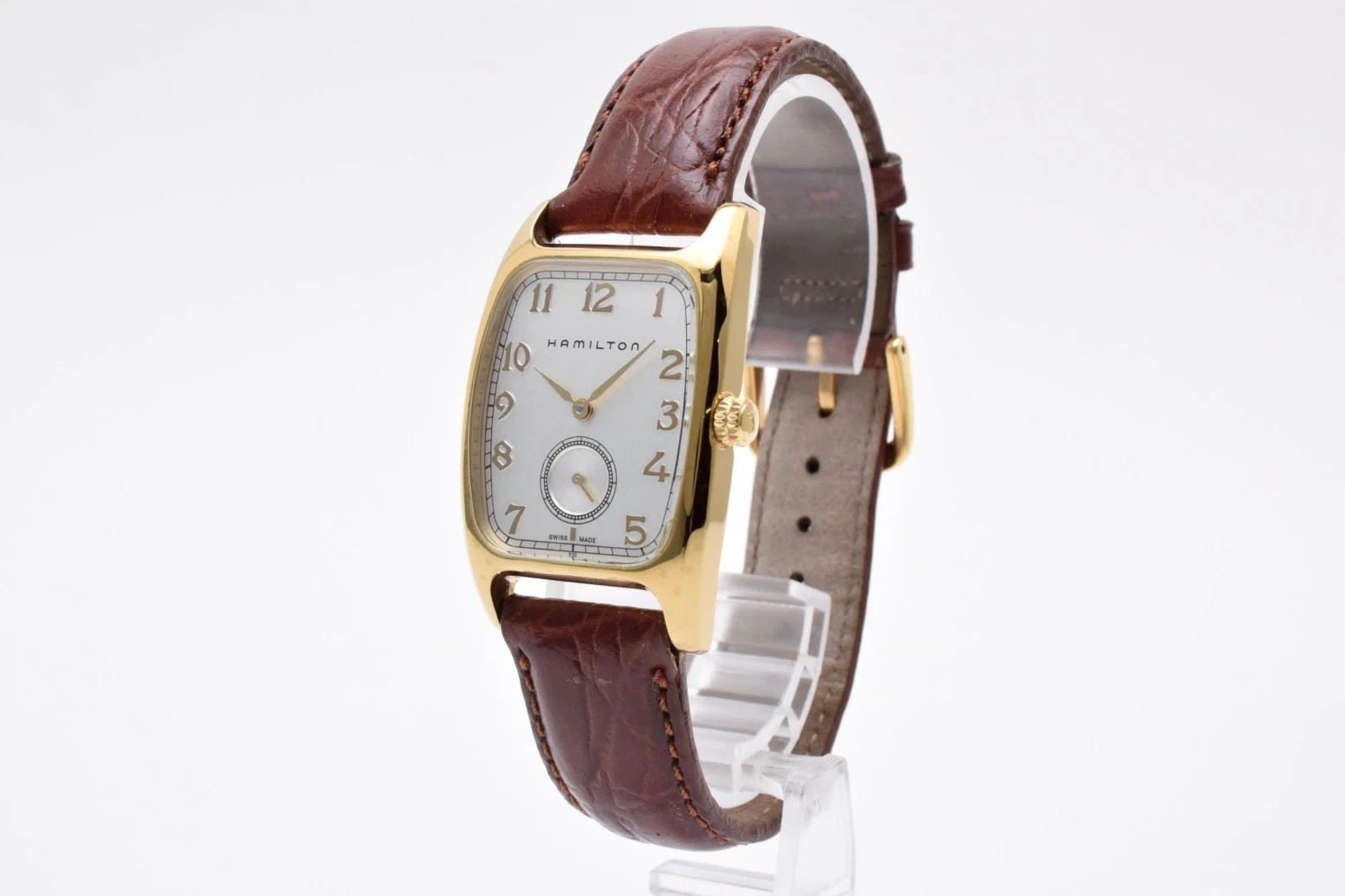 Hamilton Boulton H134110 Quartz Gold White Men's Watch Swiss